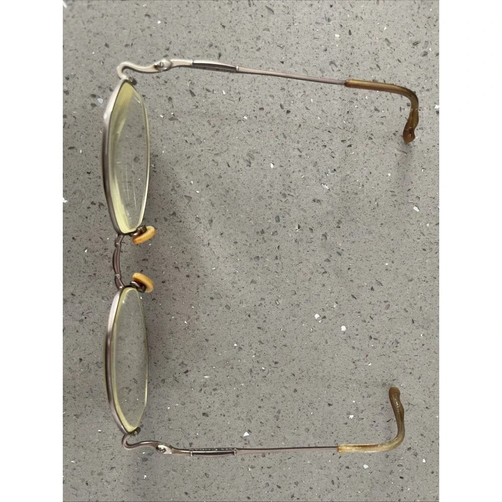 Yves Cogan Y112 ABR 52-19-135 Gold Eyeglasses Frames ONLY bronze full rim